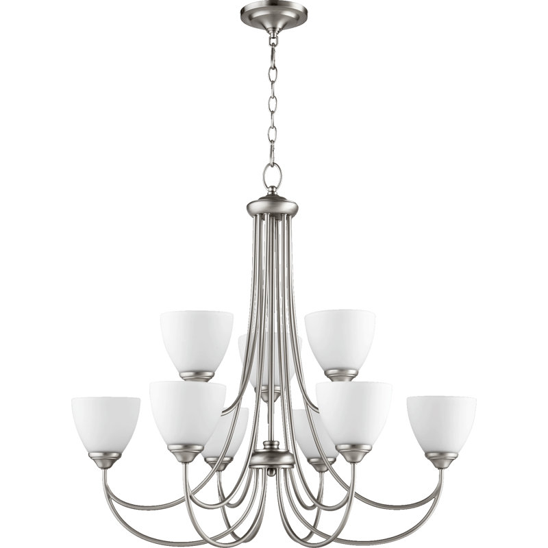 lustre d’abat-jour 9 lumières Polito