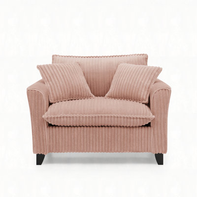 46" W Corduroy Armchair
