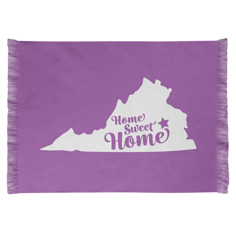 Tapis de zone mauve richmond the home