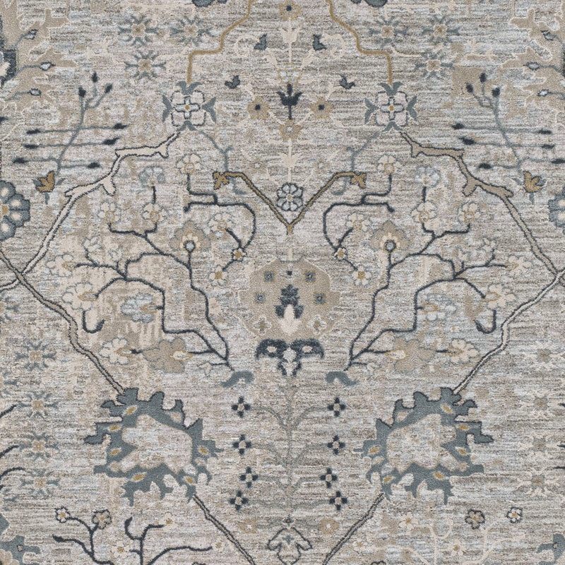 Tapis gris Diellza, Rectangle 7 pi 10 po x 10 pi 3 po