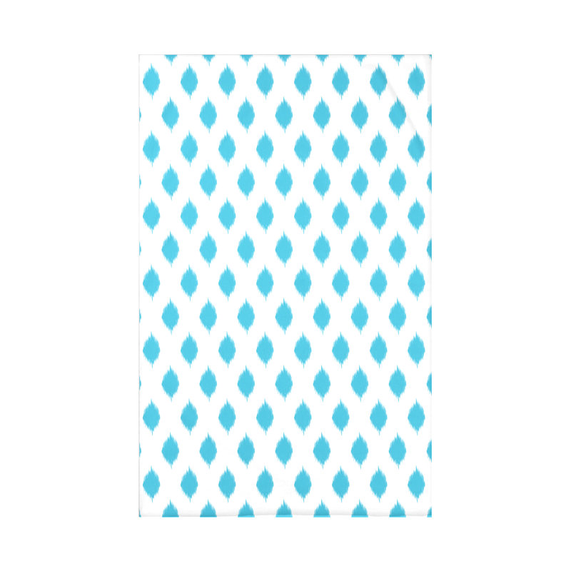 Jeté, L 50 po x l 60 po x P 0,5 po, Turquoise