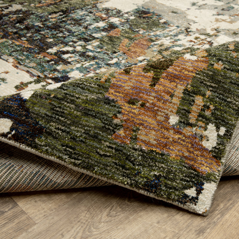 Ronny Abstract Indoor Rug, Rectangle 5'3" x 7'3"