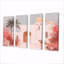 Ensemble de décorations murales Minimalisme blanc rose maroc paysage II-107606646