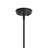 Reines Four-Light Matte Black Foyer Pendant-127419969