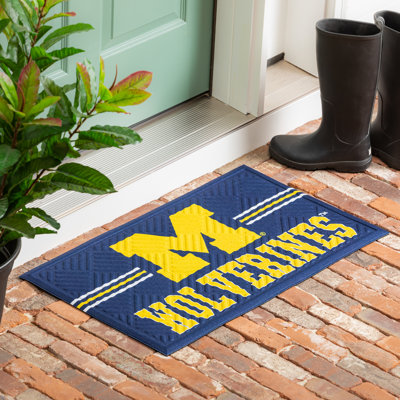 Embossed Mat, Cross Hatch, University Of Michigan