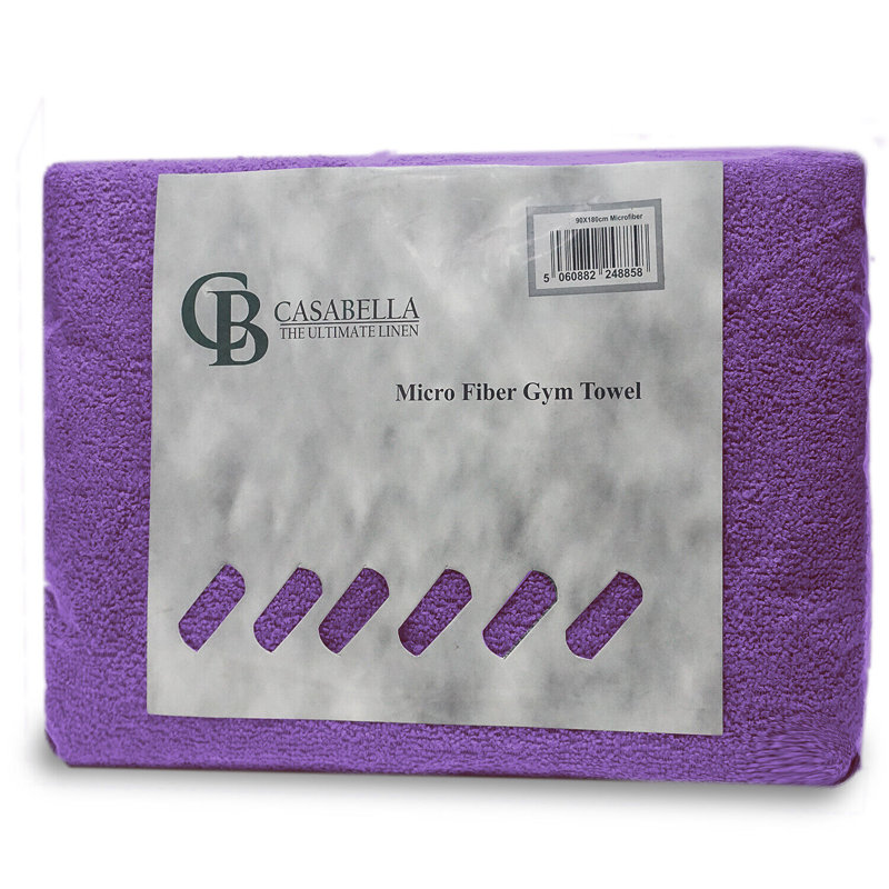 Microfiber Fast Drying Bath sheet, Purple, 1