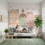 Adhésif mural fantaisiste de bâtiments pastel Whimsical Urban-1650287904-1650287906