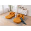 Fauteuil inclinable en velours côtelé pliable peu encombrant pour des maisons confortables