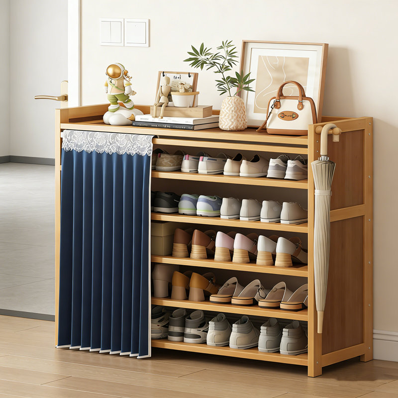 6-Tier Bamboo Shoe Rack – Freestanding Entryway Organizer For 24 Pairs Of Shoes
