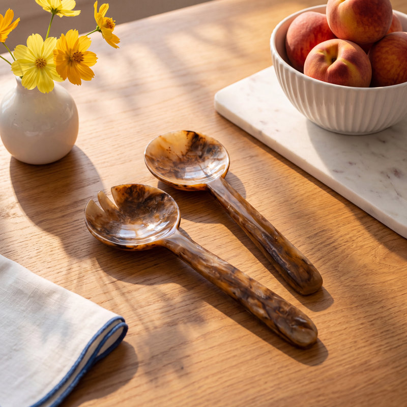 Cheney Stoneware Salad Servers