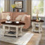 Table basse en placage de bois blanc antique pour le salon, assemblage facile, conception ovale sécuritaire pour les enfants-360878475