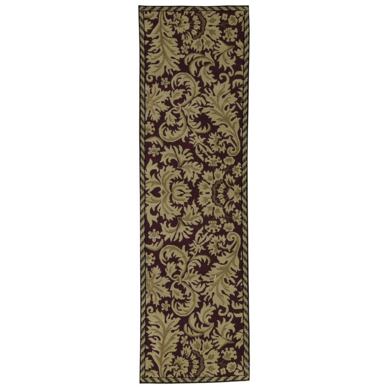 Hand-Knotted High-Quality Beige Runner