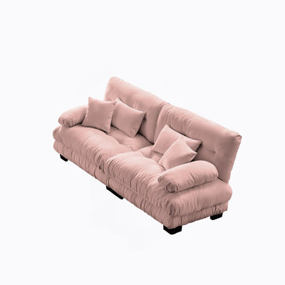 Canapé confortable à deux places pour le salon, rehaussant le style et la détente