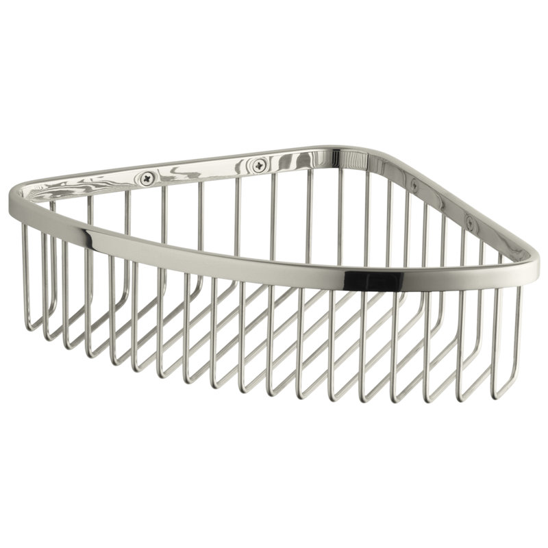 Kohler Shower Basket, Vibrant Polished Nickel, 3' H x 11.625" W x 8.06" D
