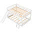 Lit superposé au-dessus d'un lit blanc avec base stable - une bonne nuit de sommeil