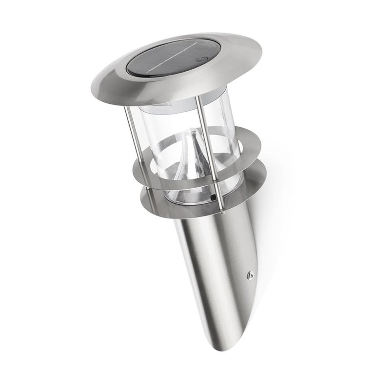 Smartwares Solar Wall Light with Motion Detector Silver