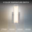 Carlisle Dimmable LED Wall Sconce, With Built-In Color Temperature Switch From 2700K/3000K/3500K/4000K-409372411