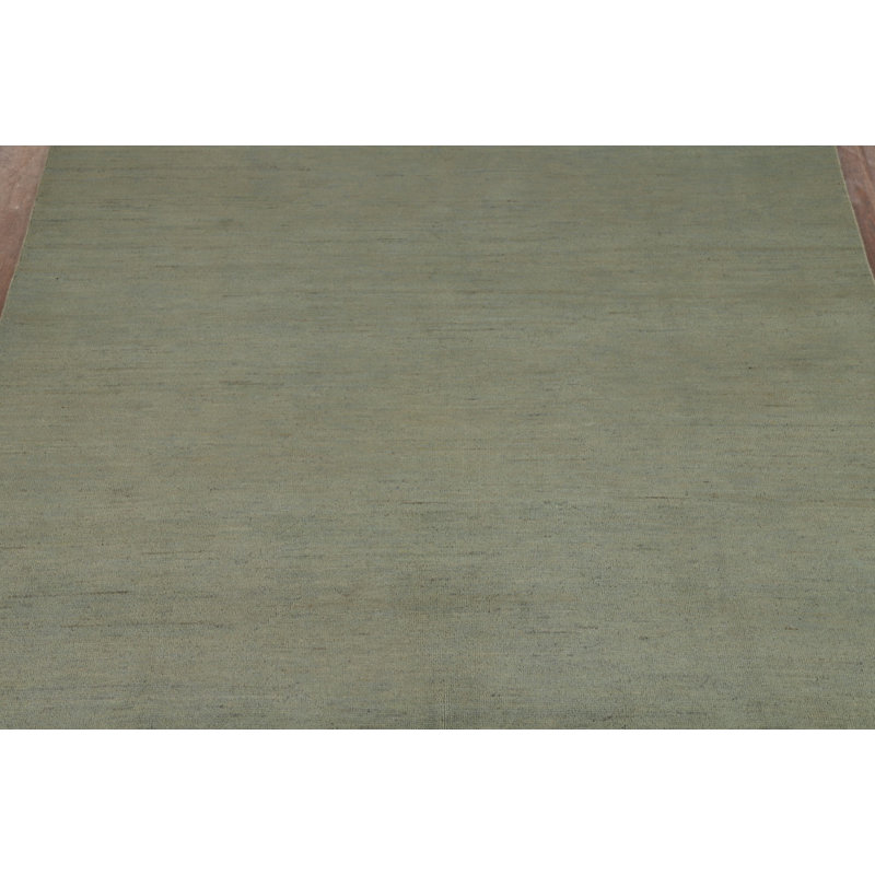 Tapis vert moderne Gabbeh 7 x 10
