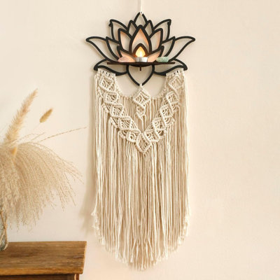 Filet attrape dentelle fleur de lotus