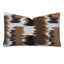 Abstract Cotton Blend Reversible Throw Pillow