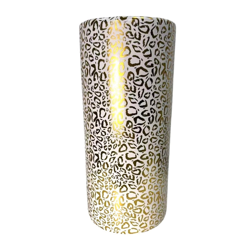 Elegant Ceramic Umbrella & Walking Stick Stand – 18 " High Decorative Freestanding Vase for Home Décor