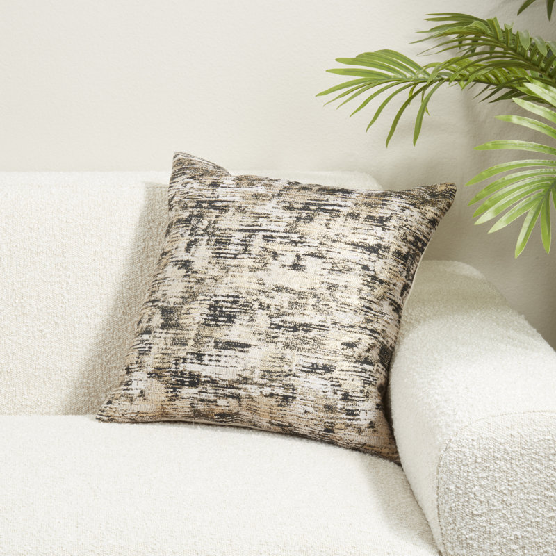 Textured Jacquard Throw Pillow, Pillow Cover Only - No Insert