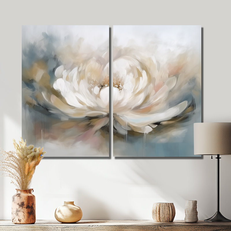 Lemire - Lotus, art mural, 36" H x 48" W, Wrapped Canvas, Does Not Apply
