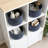 Hand-Woven Cotton Rope Storage Baskets, Round Decorative Organizer Bins With Reinforced Handles For Home, Shelf, Desk, Toy, And Gift Use-122221290