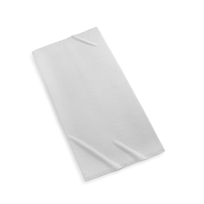 Rust Turkish Cotton Hand Towel, White