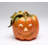 Ceramic Orange Pumpkin Tealight Holder- 4 1/4"H