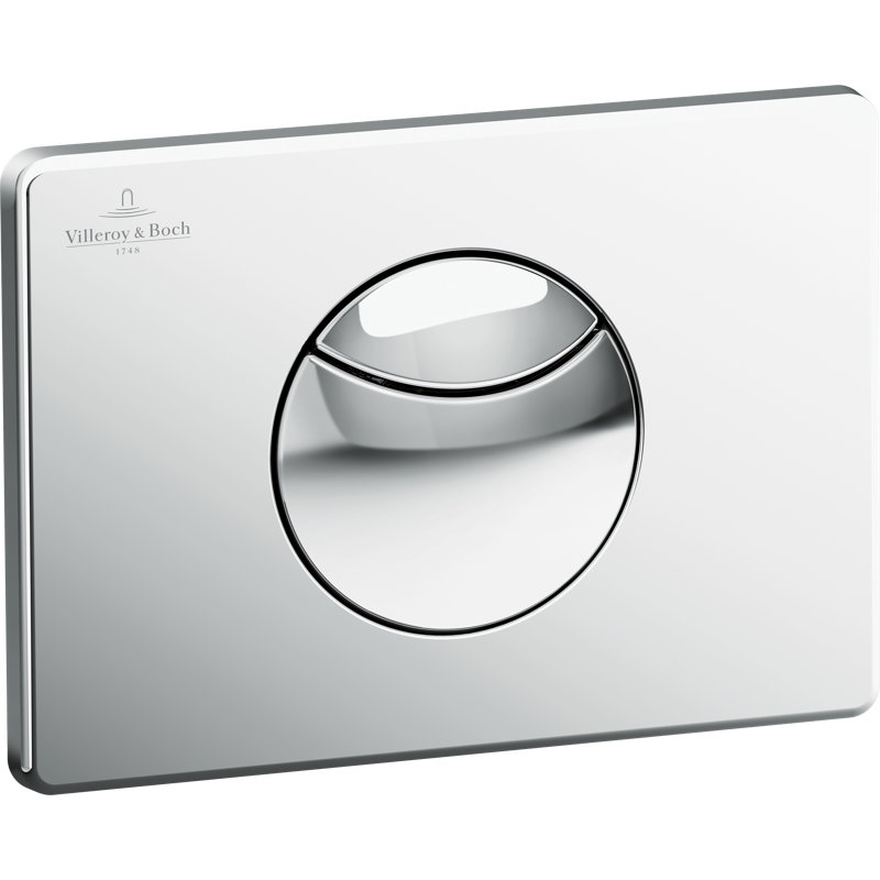 ViConnect WC Flush Plate E100, Chrome