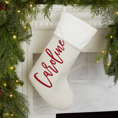 Chaussette de Noël personnalisée Scripty