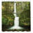 Hobbits Falls of Rivendell Multnomah Waterfall Oregon With Hobbit Elf Path Bridge Scene Image Single Shower Curtain-21781360