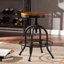 Indutriel Chic Iron Accent Stool