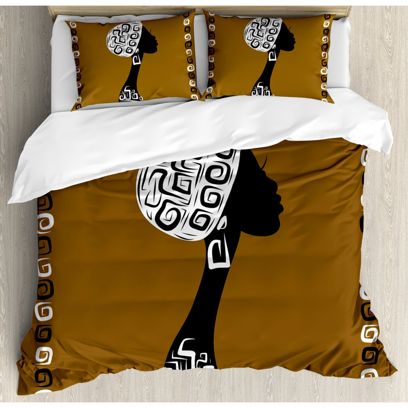 African Modern & Contemporary Duvet Cover, Queen