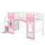 Lit mezzanine simple avec escalier de rangement et fenêtre-120034829