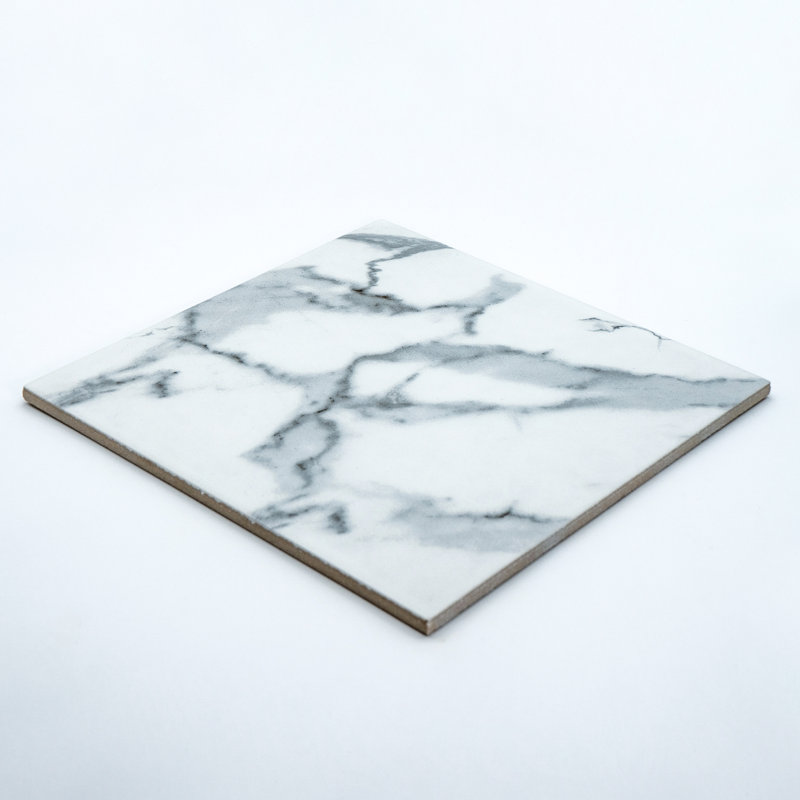 Caliz 10" x 10" Ceramic Marble Look Wall & Floor Tile
