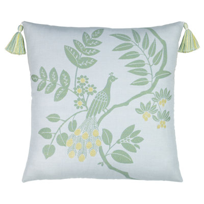 Plume Square Indoor/Outdoor Pillow Cover & Insert