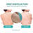 3pcs Exfoliating Back Scrubber Bath Gloves Set for Body Scrub-124399567