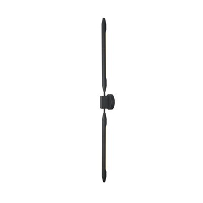 Omarie Outdoor Wall Sconce in Black