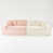 Pink/White Velvet