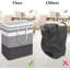 Grand panier à linge pliable avec poignée portable, panier à linge indépendant