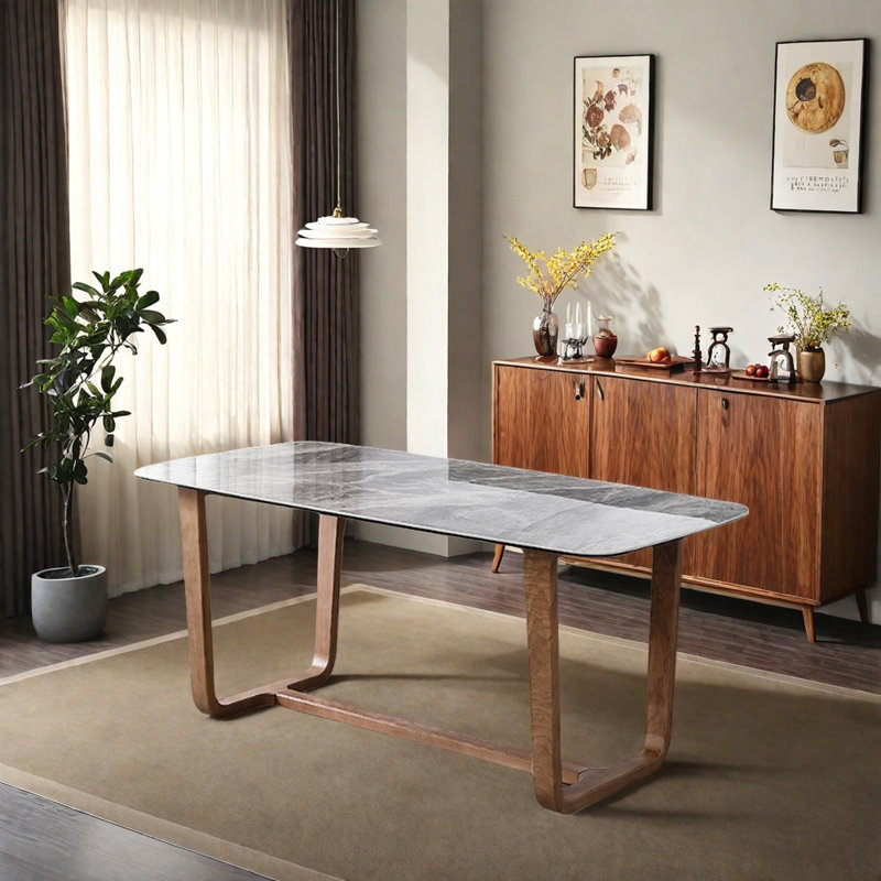 Table de salle à manger Modern, H 29,92 po x L 55,11 po x l 31,49 po