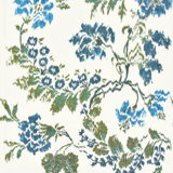 Chinois Chic Kew Gardens Warp Print Fabric