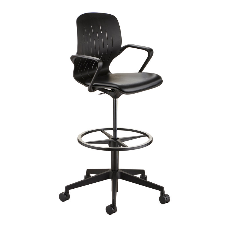 Chaise de bureau Shell, Noir