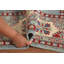 Tapis bleu clair clair fait à la main Kazak