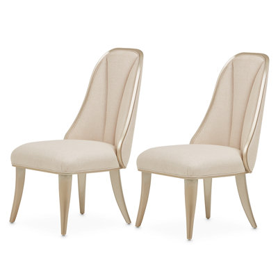 Villa Cherie Tufted Dining Side Chair by Michael Amini
