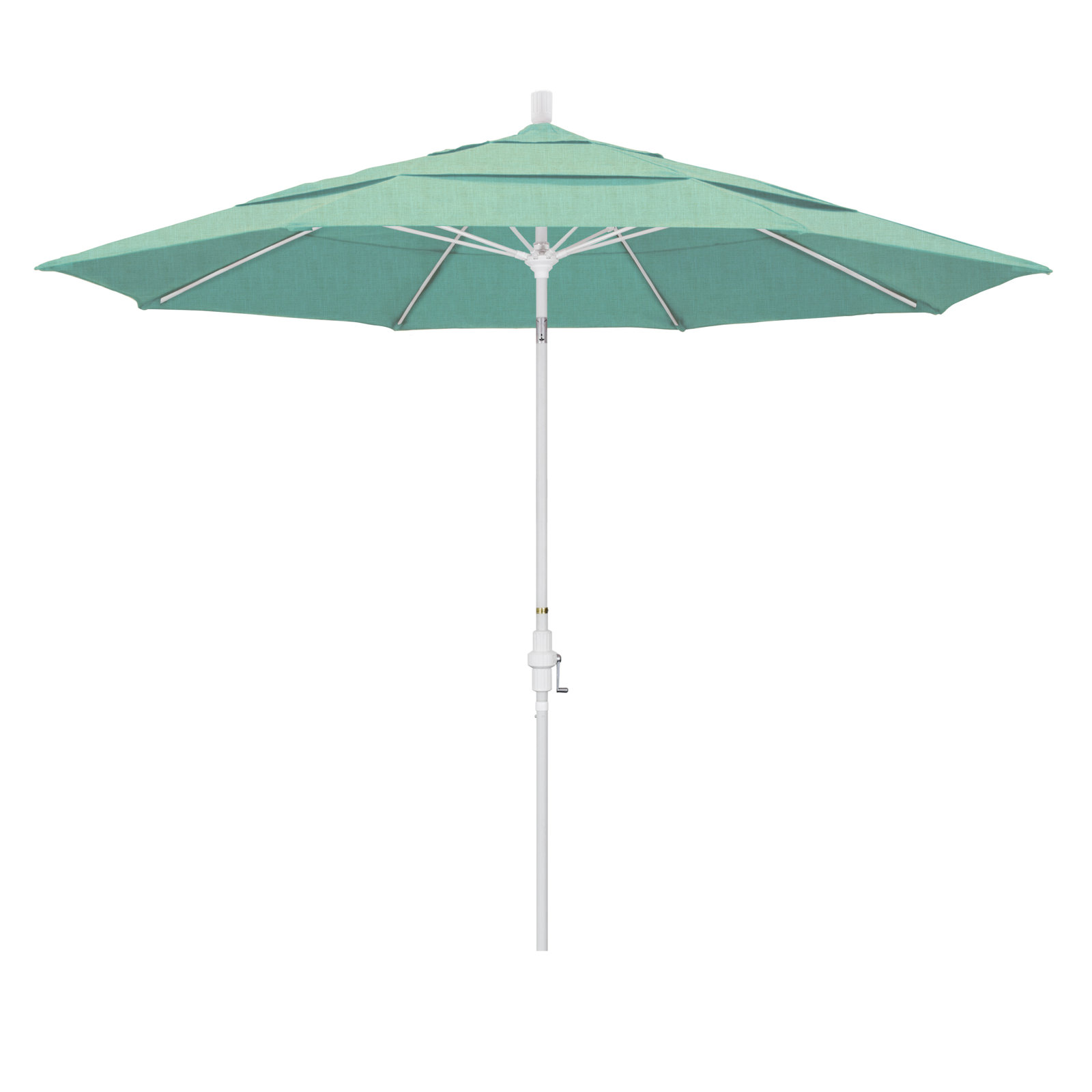 Brent 132'' Sunbrella® Outdoor Umbrella, Spectrum Mist Sunbrella® Plainweave