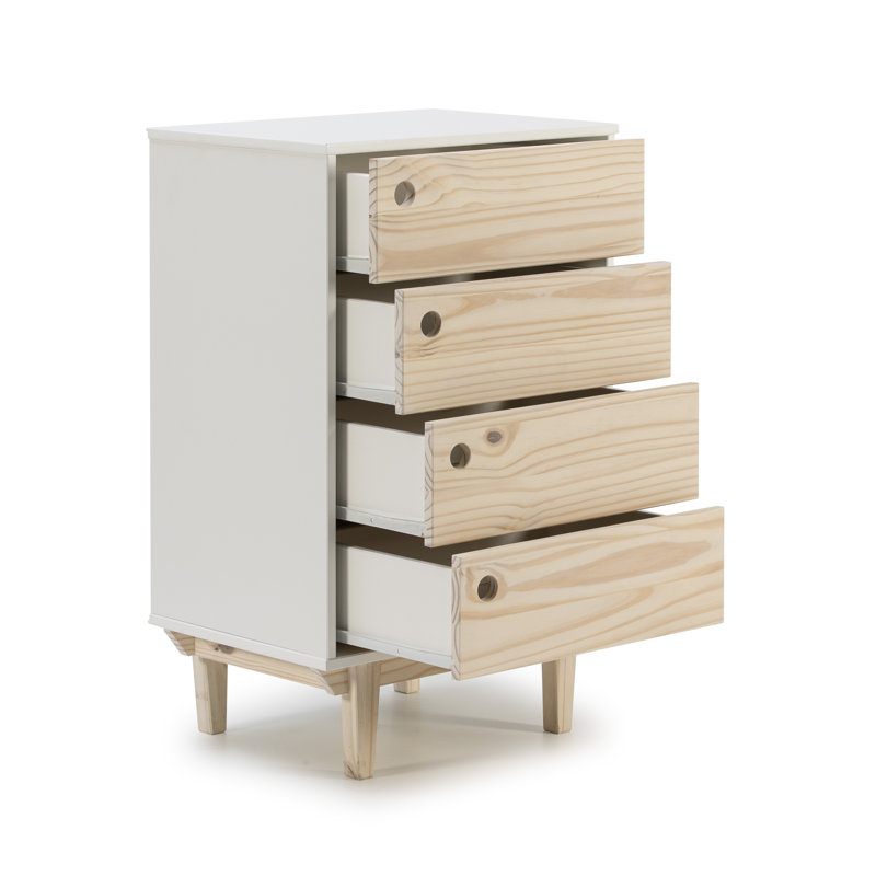 Rorie 50cm W 4 - Drawer Chest of Drawers