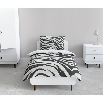 Zebra Patch Decorative Lightweight Comforter Set